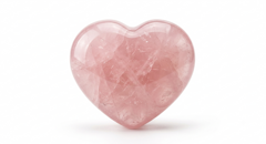 Rose Quartz Heart
