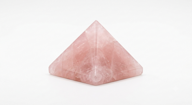 Rose Quartz Pyramid