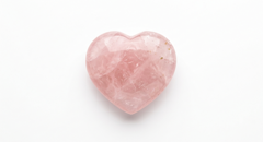 Rose Quartz Heart