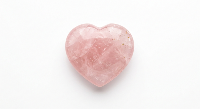 Rose Quartz Heart