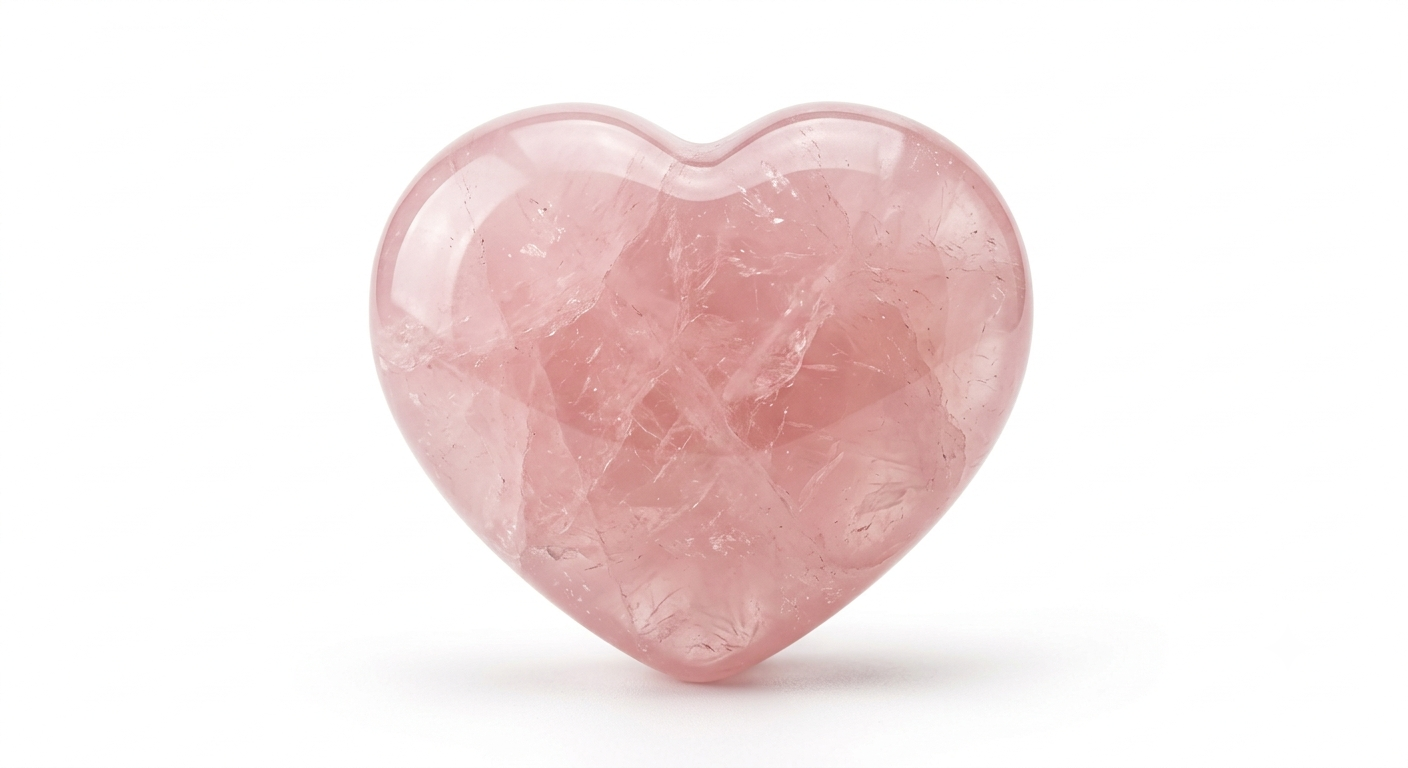 Rose Quartz Heart
