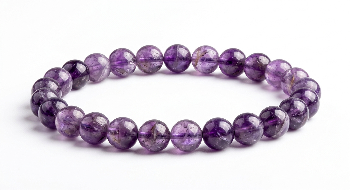Amethyst 8mm Bracelet